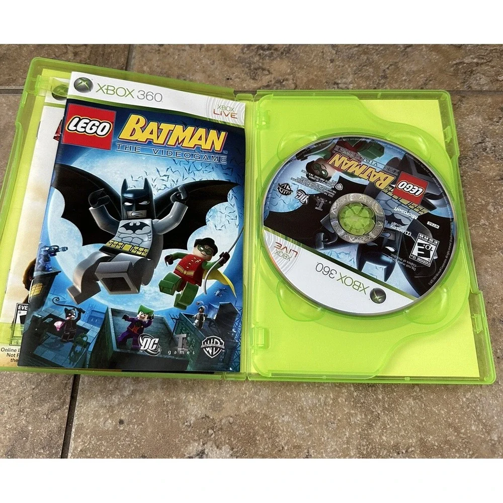 LEGO Batman: The Videogame / Pure (Microsoft Xbox 360, 2009) Complete w/ Manual